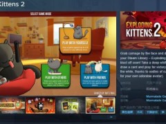 休闲游戏《爆炸猫2》Steam页面上线 发售日期待定